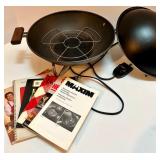 Asian Style Electric Wok Set with Tang Dynasty Plates, Cast Iron Teapot, and Tableware Asian Style Electric Wok Set with Tang Dynasty Plates, Cast Iron Teapot, and Tableware