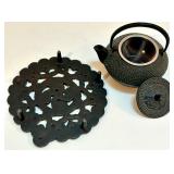 Asian Style Electric Wok Set with Tang Dynasty Plates, Cast Iron Teapot, and Tableware Asian Style Electric Wok Set with Tang Dynasty Plates, Cast Iron Teapot, and Tableware