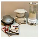 GT Xpress 101 Meal Maker with Cookbooks, Black & Decker Steamer, and KitchenAid Blender GT Xpress 101 Meal Maker with Cookbooks, Black & Decker Steamer, and KitchenAid Blender