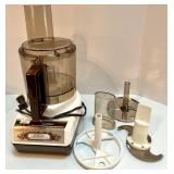 Sunbeam Le Chef Food Processor with Attachments, Cookbook, and Cover Sunbeam Le Chef Food Processor with Attachments, Cookbook, and Cover