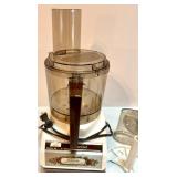 Sunbeam Le Chef Food Processor with Attachments, Cookbook, and Cover Sunbeam Le Chef Food Processor with Attachments, Cookbook, and Cover
