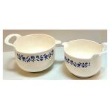 Vintage CorningWare Cookware Set, Handpainted Canisters, Measuring Cups and Spoons Collection Vintage CorningWare Cookware Set, Handpainted Canisters, Measuring Cups and Spoons Collection