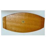 Set of 4 Vintage Metal Sizzle Platters with Wooden Trays Set of 4 Vintage Metal Sizzle Platters with Wooden Trays