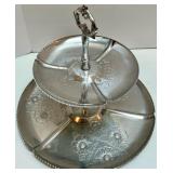 Assorted Silverplate Serving Pieces and Cups Collection Assorted Silverplate Serving Pieces and Cups Collection