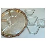 Assorted Silverplate Serving Pieces and Cups Collection Assorted Silverplate Serving Pieces and Cups Collection