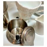 Tea and Coffee Service Set with Nuwave Twister Blender and Stainless Accessories Tea and Coffee Service Set with Nuwave Twister Blender and Stainless Accessories