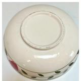 Set of 6 Vintage Hand-Painted Folk Art Ceramic Bowls Set of 6 Vintage Hand-Painted Folk Art Ceramic Bowls