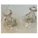 Collection of Vintage Clear Glass Serveware, Bowls, and Decorative Pieces Collection of Vintage Clear Glass Serveware, Bowls, and Decorative Pieces