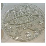 Collection of Vintage Clear Glass Serveware, Bowls, and Decorative Pieces Collection of Vintage Clear Glass Serveware, Bowls, and Decorative Pieces