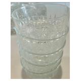 Collection of Vintage Clear Glass Serveware, Bowls, and Decorative Pieces Collection of Vintage Clear Glass Serveware, Bowls, and Decorative Pieces