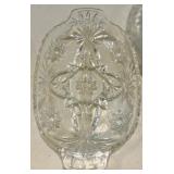 Collection of Vintage Clear Glass Serveware, Bowls, and Decorative Pieces Collection of Vintage Clear Glass Serveware, Bowls, and Decorative Pieces