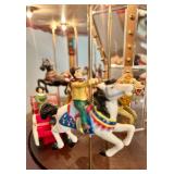 Holiday Carousel Music Box with Lights and Animal Figures Holiday Carousel Music Box with Lights and Animal Figures