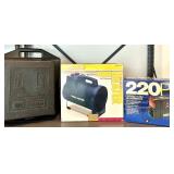 220 PSI Portable 12V Air Compressor and Duracraft Turbo Heater Set 220 PSI Portable 12V Air Compressor and Duracraft Turbo Heater Set