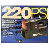220 PSI Portable 12V Air Compressor and Duracraft Turbo Heater Set 220 PSI Portable 12V Air Compressor and Duracraft Turbo Heater Set