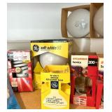 Assorted Light Bulbs and Extension Cord Lot Assorted Light Bulbs and Extension Cord Lot
