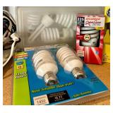 Assorted Light Bulbs and Extension Cord Lot Assorted Light Bulbs and Extension Cord Lot
