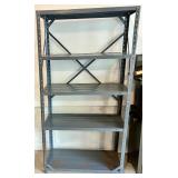 Set of 5 Industrial Metal Storage Shelving Units with 5 Shelves Each SEE ALL PHOTOS Set of 5 Industrial Metal Storage Shelving Units with 5 Shelves Each SEE ALL PHOTOS