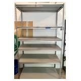 Set of 5 Industrial Metal Storage Shelving Units with 5 Shelves Each SEE ALL PHOTOS Set of 5 Industrial Metal Storage Shelving Units with 5 Shelves Each SEE ALL PHOTOS