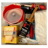 Large Collection of Painting Tools and Supplies Including PaintStick, Brushes, and Accessories Large Collection of Painting Tools and Supplies Including PaintStick, Brushes, and Accessories