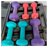 Exercise and Wellness Lot: York Fitbells, Aircast Cryo/Cuff, Vintage Cat Planter, and Massage Roller Exercise and Wellness Lot: York Fitbells, Aircast Cryo/Cuff, Vintage Cat Planter, and Massage Roller