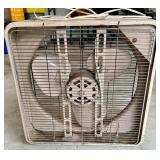 Lot of 2 Box Fans - AeroSpeed and Vintage Breeze-All Lot of 2 Box Fans - AeroSpeed and Vintage Breeze-All
