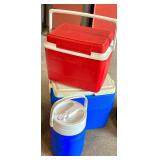 Collection of 5 Coolers and Lunch Bags Including Coleman and Bennington Collection of 5 Coolers and Lunch Bags Including Coleman and Bennington