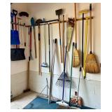 Large Collection of Lawn, Garden, and Cleaning Tools Large Collection of Lawn, Garden, and Cleaning Tools