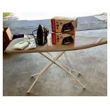 Sunbeam Irons, Ironing Board, and Mesh Bags Set Sunbeam Irons, Ironing Board, and Mesh Bags Set