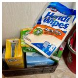 Large Collection of Cleaning Supplies and Tools with Mops, Brooms, Swiffer, and Handi Wipes Large Collection of Cleaning Supplies and Tools with Mops, Brooms, Swiffer, and Handi Wipes