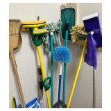 Large Collection of Cleaning Supplies and Tools with Mops, Brooms, Swiffer, and Handi Wipes Large Collection of Cleaning Supplies and Tools with Mops, Brooms, Swiffer, and Handi Wipes