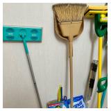 Large Collection of Cleaning Supplies and Tools with Mops, Brooms, Swiffer, and Handi Wipes Large Collection of Cleaning Supplies and Tools with Mops, Brooms, Swiffer, and Handi Wipes