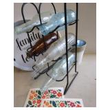 Dishcloths, Bamboo, Bottles, Stand