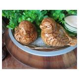 Vases, Candles, Mirror, Birds