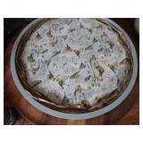 Vases, Candles, Mirror, Birds