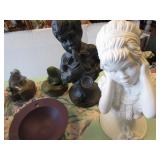 Frogs, Owls, Bust, Candles