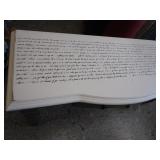 Sofa Table, Bow Front