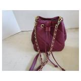 Italian Leather Cinch Bag