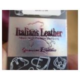 Italian Leather Cinch Bag