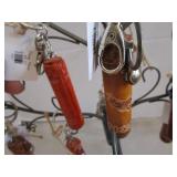 Stand, Leather Toothpick Fobs