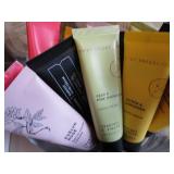 Shelf, Sponges, Files, Brushes, Hand Creams