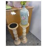 Pottery Shish Kabob, Candle Stands