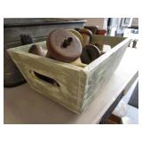 Wooden Spools, Tub