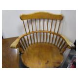 High Spindle Back Chairs, End Table
