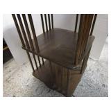 Antique Revolving Library Table