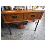 Leather Top End Tables