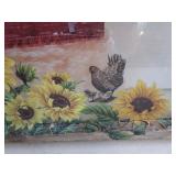 Vintage Window - Barn & Sunflowers