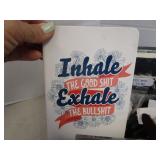 Leather Bracelets, Cards, Napkins, Signs