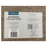 Gertmenian Ravenna Collection Rug 7 ft 10 in x 10 ft Tyler Chestnut Sand Black