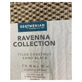 Gertmenian Ravenna Collection Rug 7 ft 10 in x 10 ft Tyler Chestnut Sand Black
