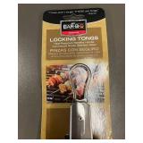 BBQ Tool Set with Tongs, Deluxe Grid Brush, and Spatula